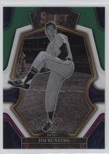 2023 Select Premier Level Green White Purple Prizm 6/60 Jim Bunning #155 HOF g0d