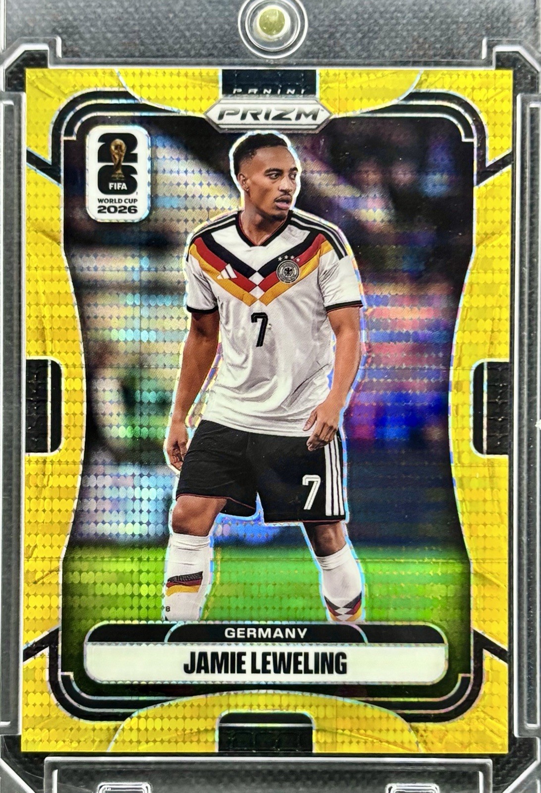 2026 Panini Prizm FIFA World Cup Jamie Leweling Breakaway Gold Prizm /10 Germany view 3
