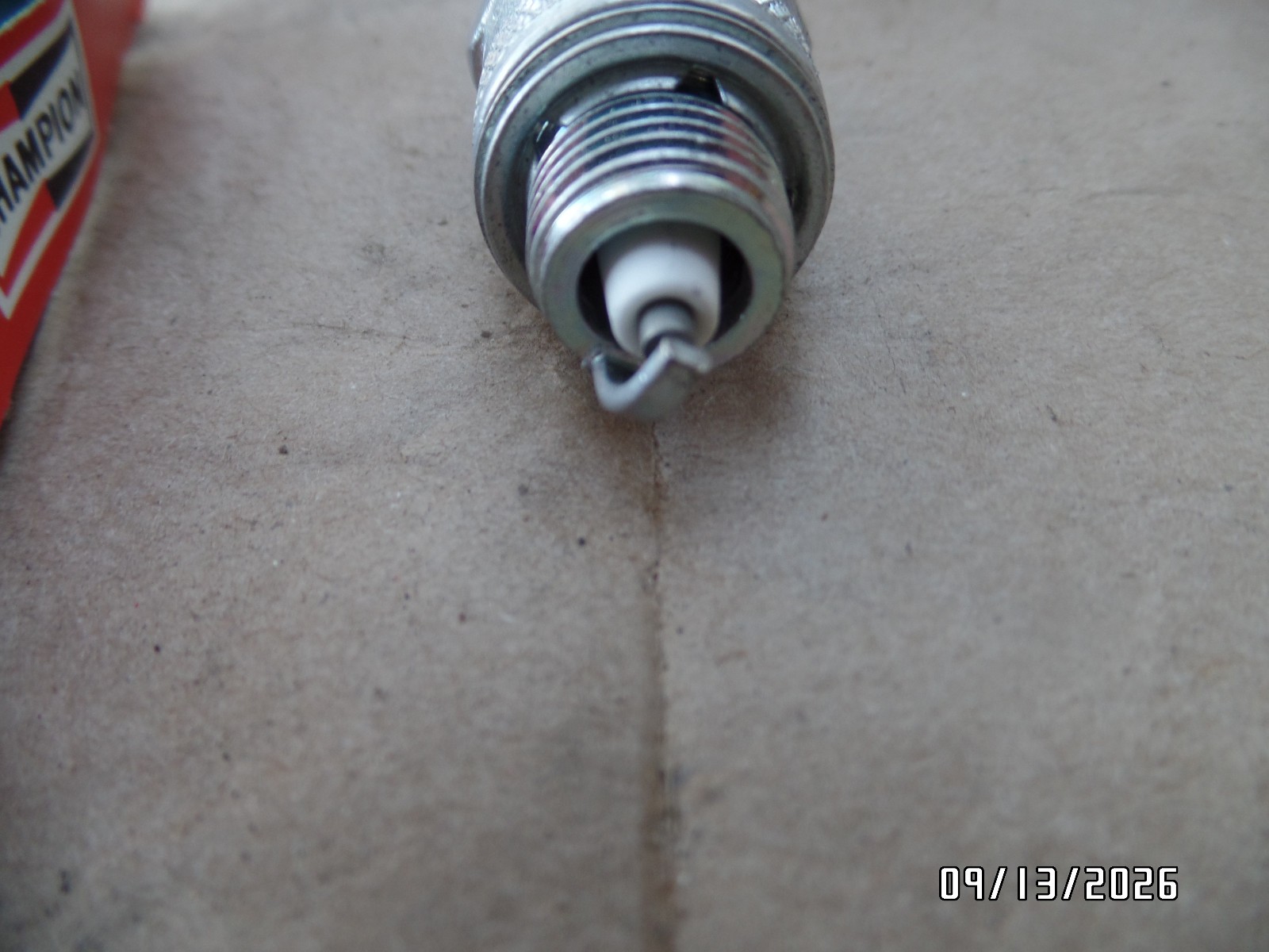 FOUR 4 Champion Spark Plug J-12Y, New Old Stock