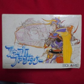 Final Fantasy 1 NES SQUARE Nintendo Famicom With Box from Japan Used Rare