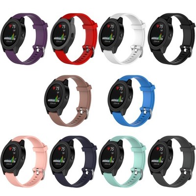 For Vivoactive 3/for HR Watch Adjustable Silica Strap Wristband Soft Bracelet