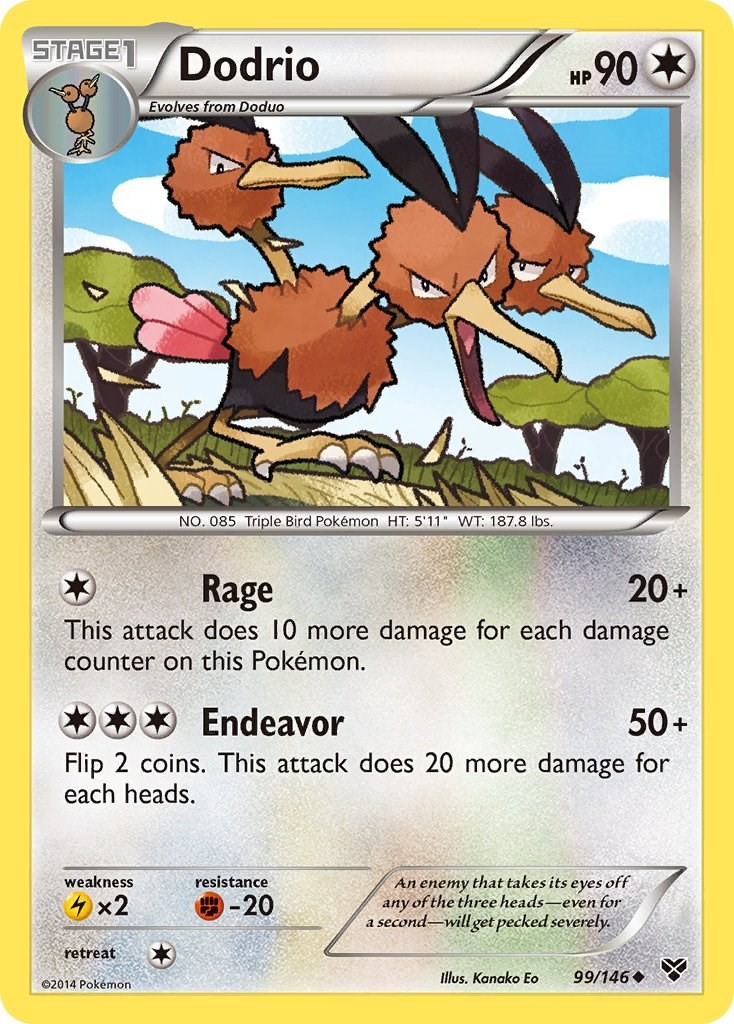 Dodrio Reverse Holofoil [XY - 99/146]MP
