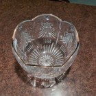 Mikasa Crystal Scalloped Gold Rim Bowl — photo 2