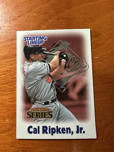 2000 Cal Ripken Jr Starting Lineup Extended Series 3000th Hit Commemorative Card