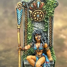 Painted ~ Queen Shanon Stormhand, Reaper Dark Heaven Legends, by Jen Haley