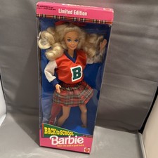 1992 Back To school Barbie Limited Edition #10217 New In Box