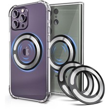 4 Pack Metal Adapter Ring Magsafe Sticker for All Phones