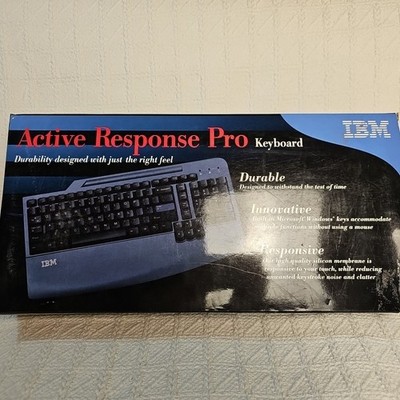 IBM 09N5544 Active Response Keyboard Rugged W 10 Mil Strokes Tested/ Key PS2 NIB