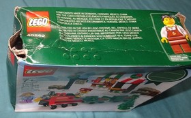 BOX IS CRUSHED == 40262 == LEGO Seasonal: Christmas Train Ride = RETIRED =
