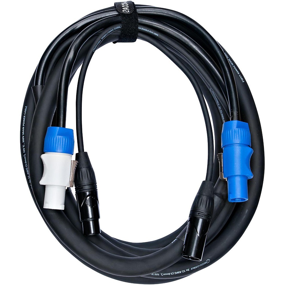 American DJ PowerCon and 3 Pin DMX Cable Combo 12 ft 10590₽