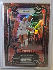 2024 Panini Prizm Monopoly WNBA Temi Fagbenle #26 Indiana Fever Red BRANDING