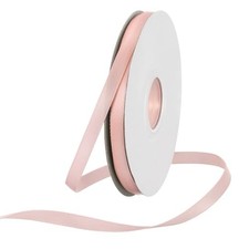 1/4 Inch 25 Yard Satin Ribbon Thick Double Face 1/4" x 25 Yards Pastel Pink