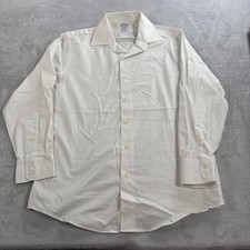 Brooks Brothers Shirt Mens 15.5 32 Non Iron Stretch Supima Cotton Button Up