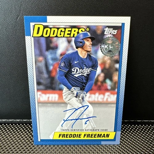 Freddie Freeman 2025 Topps Freddie Freeman Auto