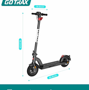 GOTRAX Foldable Electric Scooter for Adults w/ Digital Display, Headlight