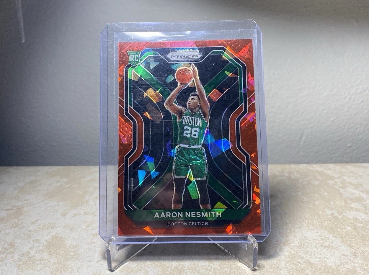 2020-21 Panini Prizm - Aaron Nesmith #282 Red Ice Prizm (RC)