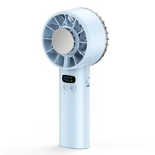 Portable Handheld Mini Turbo Jet Fan - USB Rechargeable with 12-16 Working Ho...