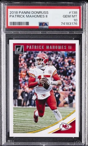 2018 PANINI DONRUSS #138 PATRICK MAHOMES II PSA 10