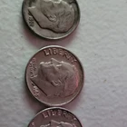 1960-1964 90% Silver Roosevelt Dime Uncertified US Coins