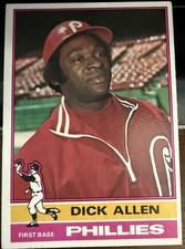 1976 Topps - Dick Allen #455 - Hall Of Fame Legend - Super Clean NR MNT