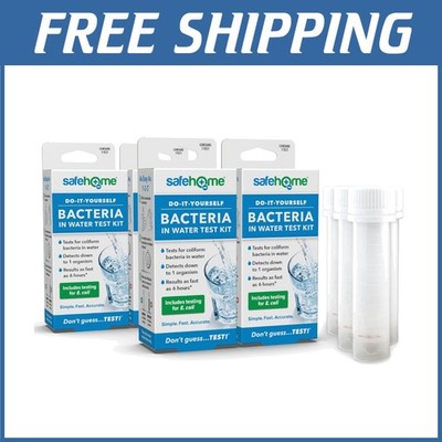 Bacteria  Kit   6 Hour Results   EPA Certified   4 Pack Free USA Shipping