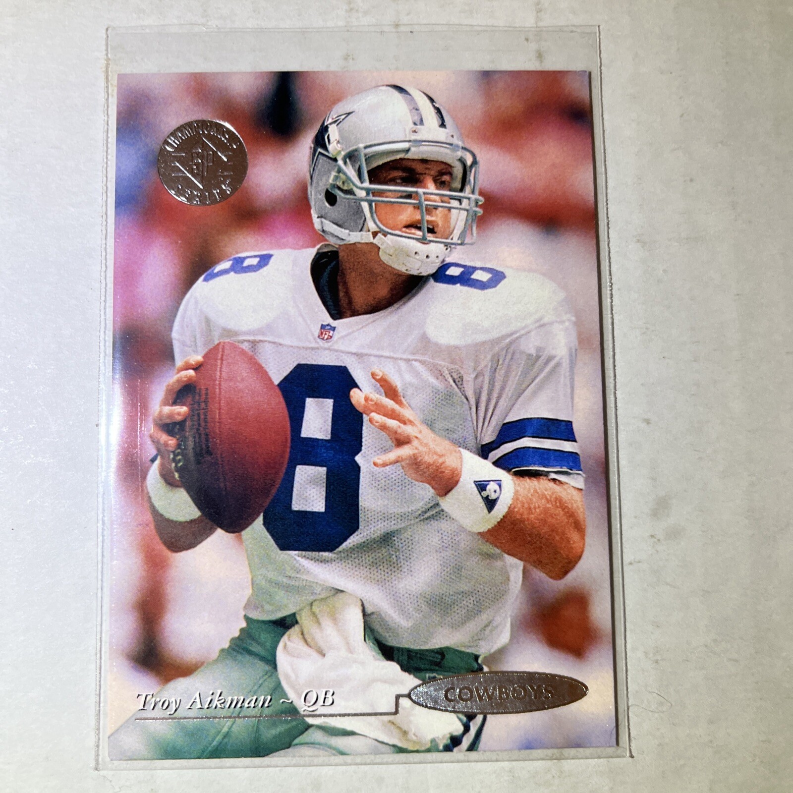1995 SP Championship #88 Troy Aikman Dallas Cowboys HoF