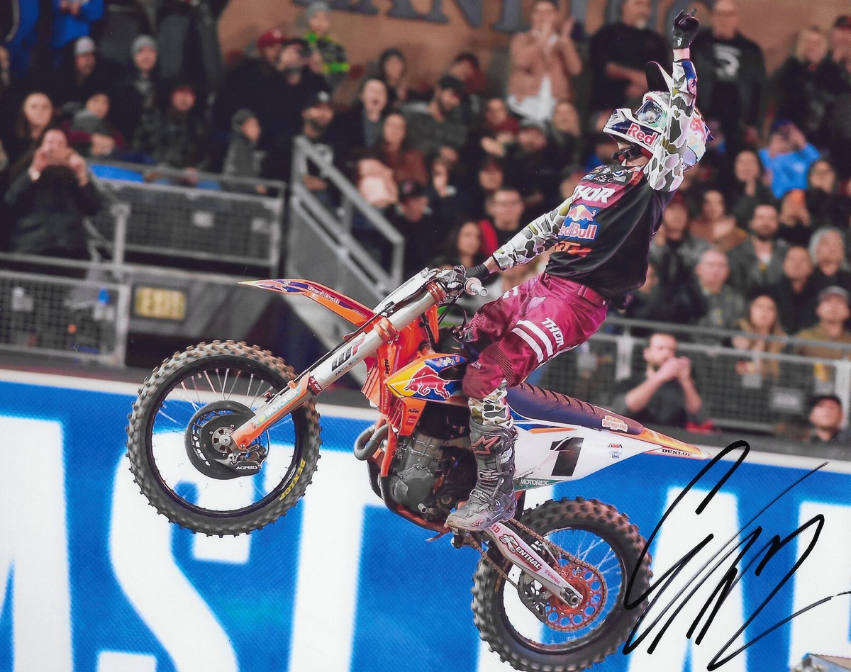 Cooper Webb Supercross, Motocross signed, autographed 8x10 photo - COA and proof photo included Cooper Webb Supercross, Motocross signed, autographed 8x10 photo - COA and proof photo included