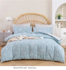 3  Pieces Comforter Sets, All Season Down Alternative Ultra-Soft Sets,Reversible