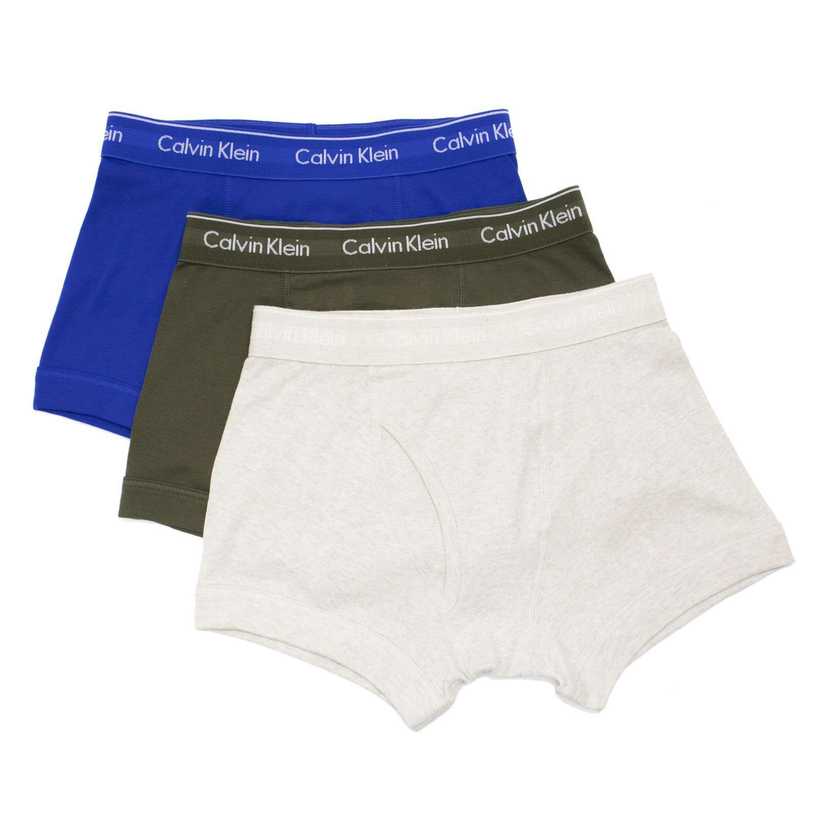 New Calvin Klein Cotton Classic Fit 3-Pack Trunks Men's Underwear