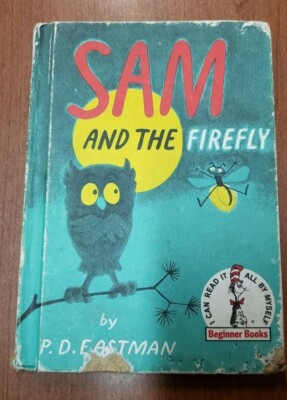 1st edition Sam and the Firefly 1958 P.D. Eastman Beginner Book  Dr Seuss