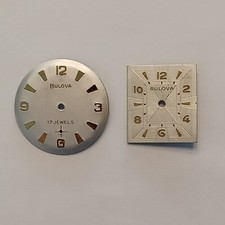 Bulova Watch Dials ...You Choose... Bulova Round , Rectangular , Dial