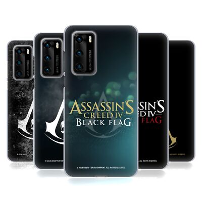 OFFICIAL ASSASSIN'S CREED BLACK FLAG LOGOS SOFT GEL CASE FOR HUAWEI PHONES 4