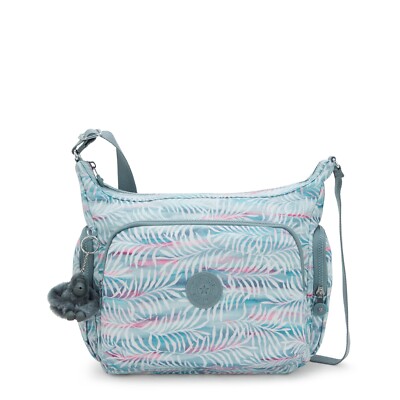 Kipling GABB Large Crossbody Bag Palmtree Leaves RRP £98