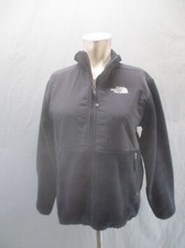 The North Face Size L Boys BLK Full Zip Stand Collar Pocket Denali Jacket 393