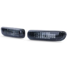 Coppia frecce laterali in vetro trasparente nero fumo BMW Serie 3 E46 98-03