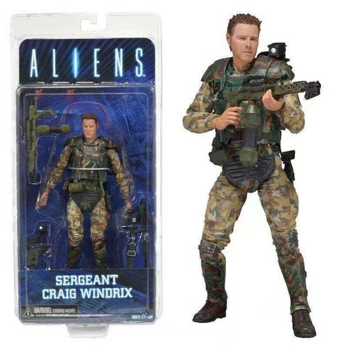 Neca Alien Sergeant Craig Windrix Marine 7" Action Figure Aliens Movie Series 2 - Picture 2 of 24