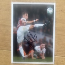 Julio Pleguezuelo Arsenal Hand Signed 7x5 bordered photo Autograph