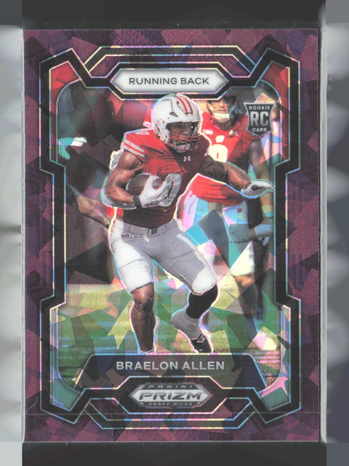 2024 Panini Prizm Draft Picks - Braelon Allen #129 Purple Ice Prizm (RC) /149