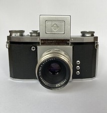 Vintage Praktica FX 35mm Film SLR Camera w/ Jena CZ Tessar 2.8/50 T Lens