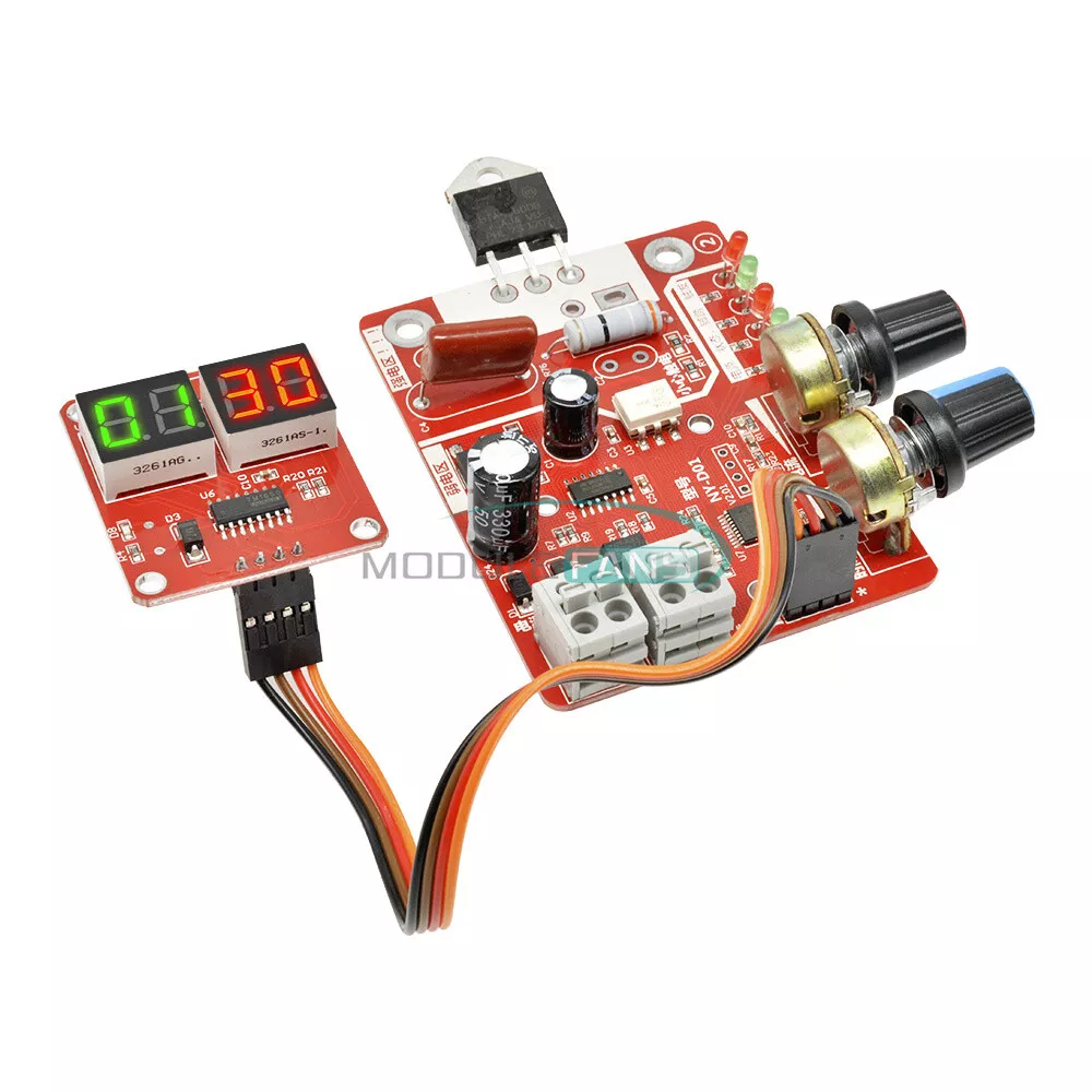 Spot Welder Machine Time Control Board Current Digital Display Controller  40A