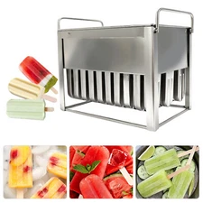30pcs Stainless Steel Molds Ice Pop Lolly Popsicle Ice Cream Stick Holder Mold