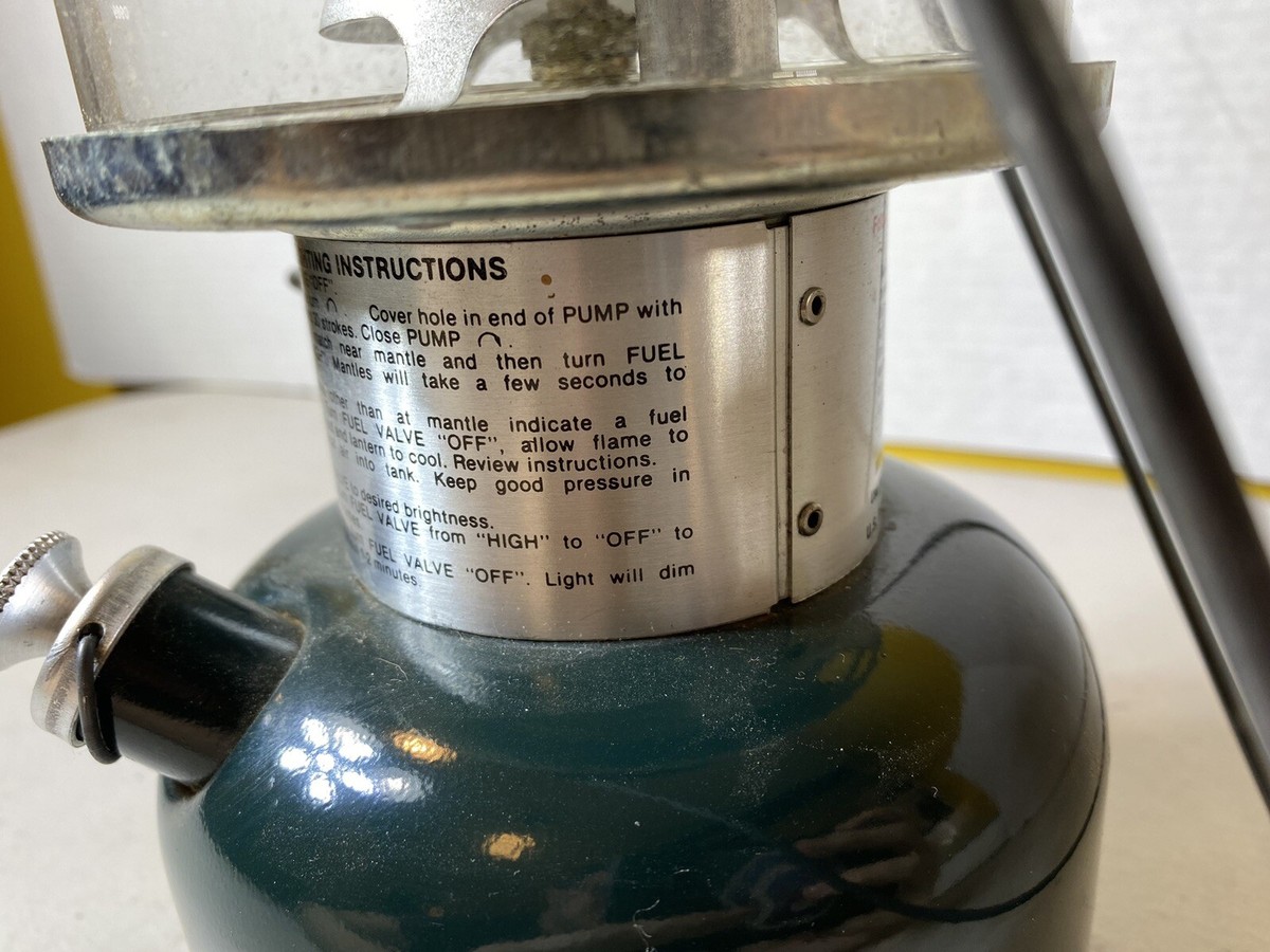 Coleman adjustable two mantle No. 288A700 lantern camping outdoors
