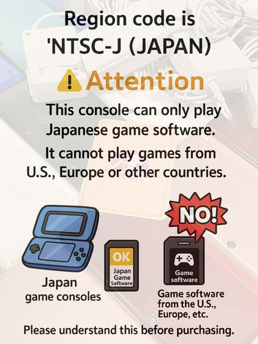 Consola Nintendo 3DS Colores Aleatorios con Adaptador de CA Cable Cargador Japonés Probado - Imagen 2 de 11