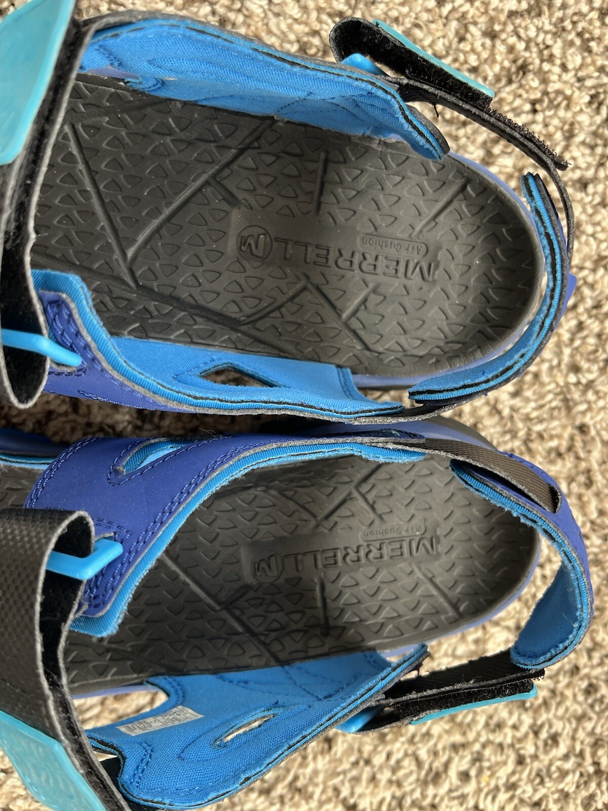 Merrell sandali uomo con cinturino blu nero taglia 15