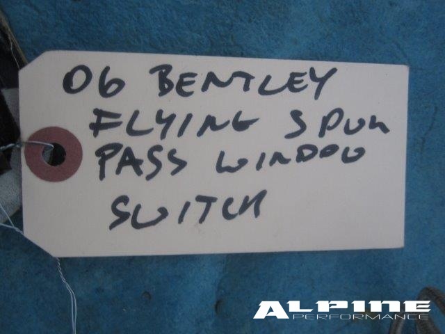 Bentley Continental Flying Spur window switch