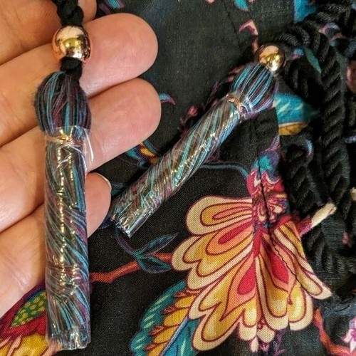 Vestido Nanette Lepore Popover para mujer mediano negro floral cuello en V túnica con cordones - Imagen 9 de 11