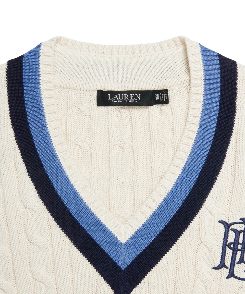Genuine Lauren Ralph Lauren Cable Knit Cricket Sweater