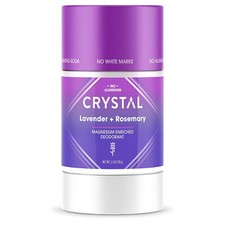 Crystal Magnesium Enriched Deodorant,No Aluminum,Lavender Rosemary,2.5Oz
