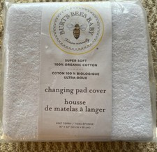 Burt  s Bees Baby, changing pad cover 16  x32  new organic cotton