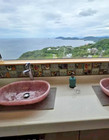 Rose Quartz Sink - Natural Stone Bathroom Basin / Healing Crystal Vessel Sink